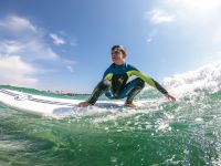 YMCA kid surfing