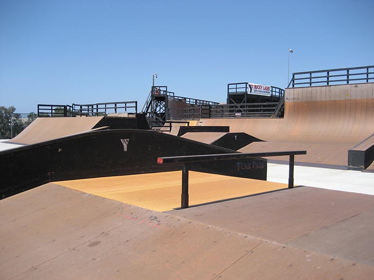 Photo of a skatepark