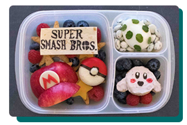 super smash bros snack