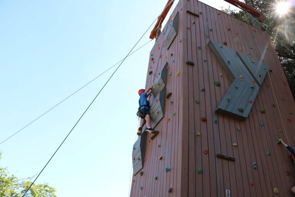 Rockwall at camp Marston