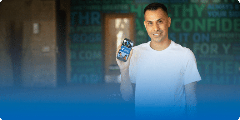 man holding a cellphone